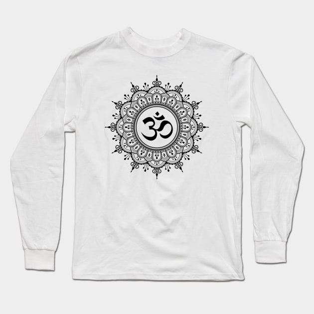 Aum Mandala Long Sleeve T-Shirt by NEFT PROJECT